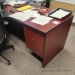 Mahogany U/C Suite Desk w/ Dual Storage, Overhead 108" x 72"